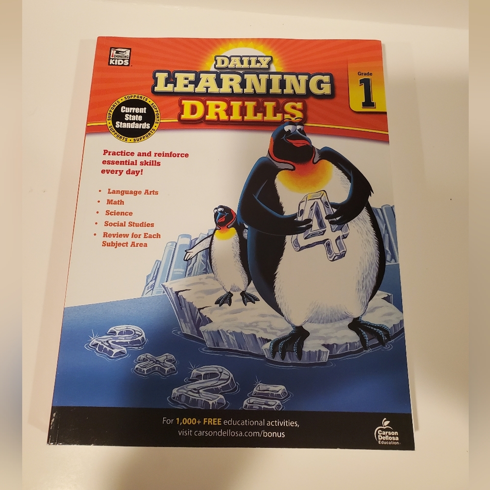 Daily Learning Drills Thinking Kids Grade 1